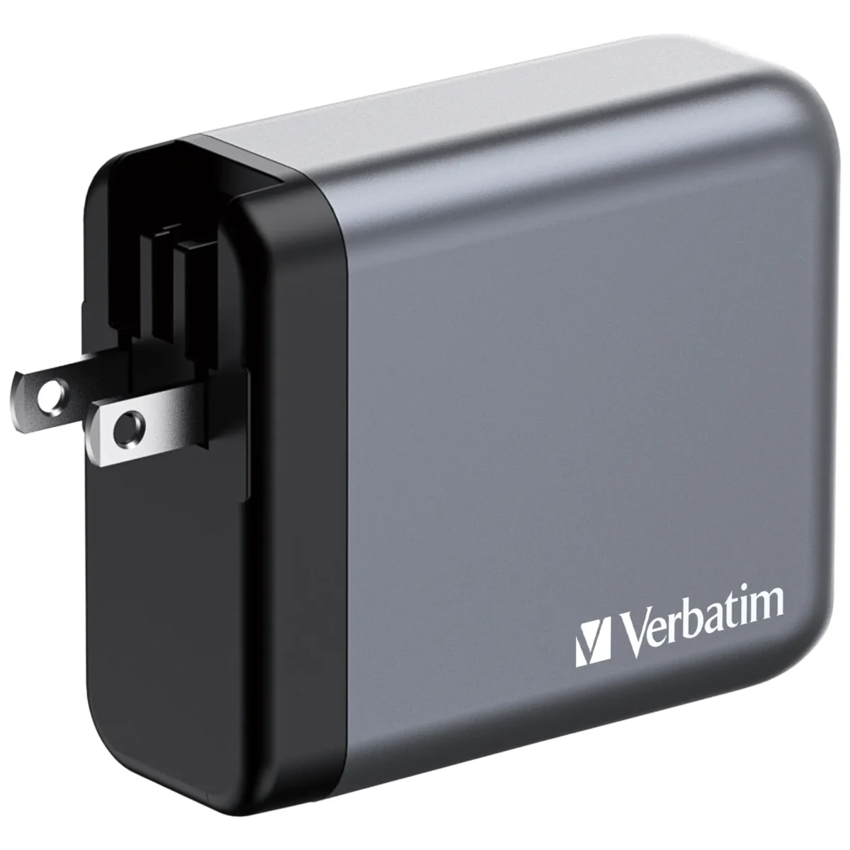 Ladeadapter Verbatim, Universal,GNC-140, GaN, 140W,grau,1x USB-A QC, 3x USB-C PD – Bild 5