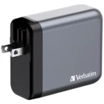 Ladeadapter Verbatim, Universal,GNC-140, GaN, 140W,grau,1x USB-A QC, 3x USB-C PD – Bild 5