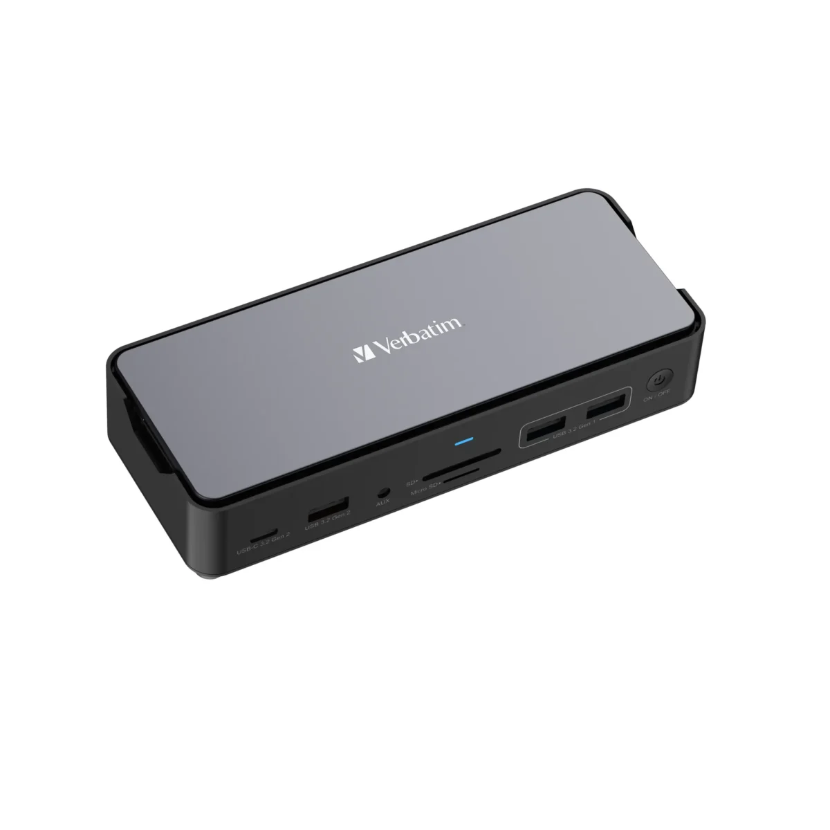 Docking-Station USB-C Pro CDS-15S Verbatim, 15-Port, DP, RJ45, Audio, SD – Bild 1