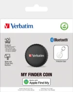 Bluetooth Tracker Verbatim My Finder "MYFC-01B" für Apple "Wo ist?" mit Ring