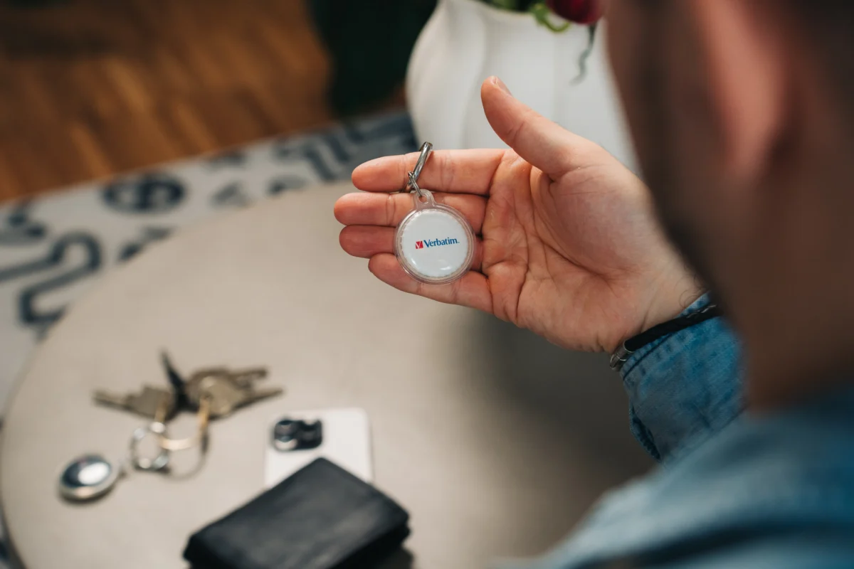 Bluetooth Tracker Verbatim My Finder "MYFC-02BW" für Apple "Wo ist?", 2er-Pack – Bild 4