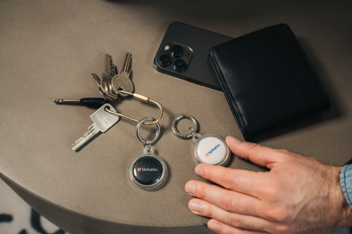 Bluetooth Tracker Verbatim My Finder "MYFC-02BW" für Apple "Wo ist?", 2er-Pack – Bild 6