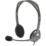 Headset Logitech "H110", Audio, Stereo, schwarz, kabelgebunden