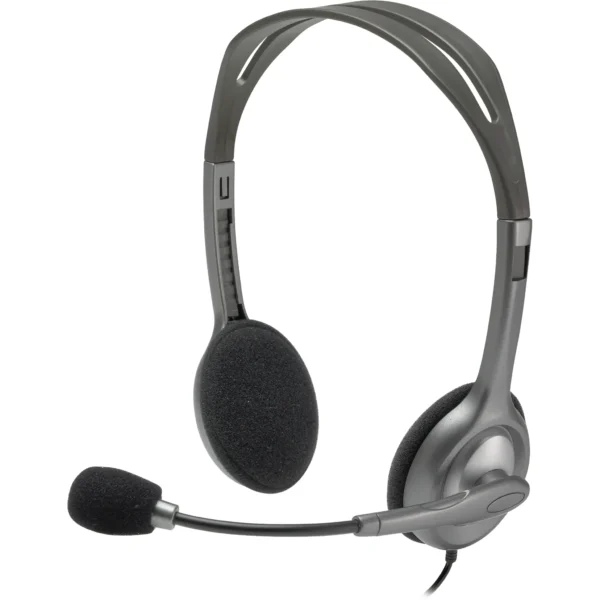 Headset Logitech "H110", Audio, Stereo, schwarz, kabelgebunden