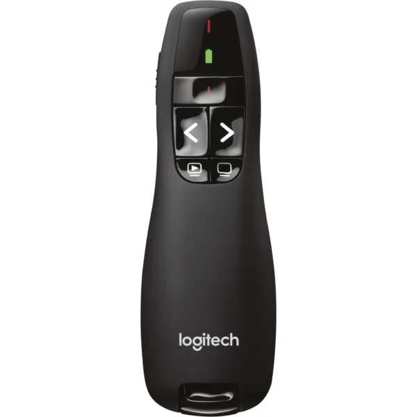Presenter Logitech "R400", USB, Laser, schwarz, kabellos