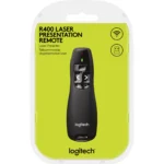Presenter Logitech "R400", USB, Laser, schwarz, kabellos – Bild 2