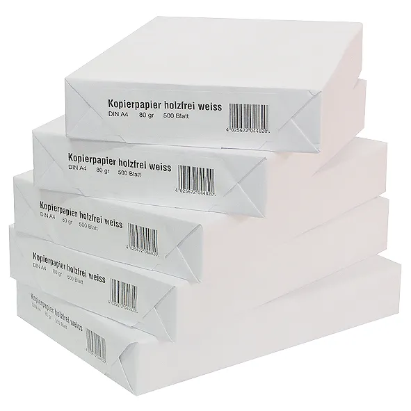 Kopierpapier DIN A4, 75 g/qm, Karton mit 2.500 Blatt
