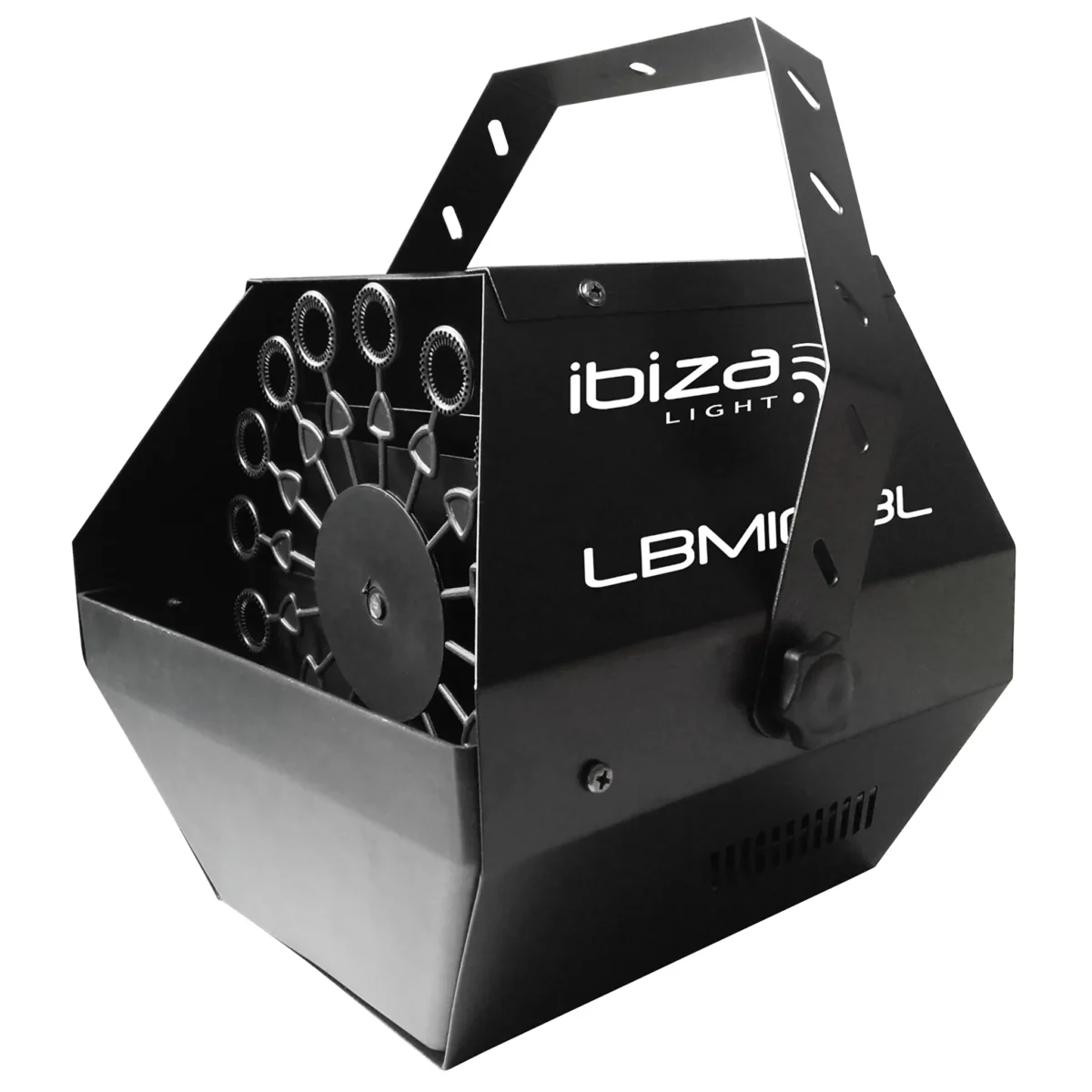 Seifenblasenmaschine IBIZA "LBM10-BL" 25W, mit Hängebügel – Bild 1