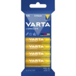 Mignon-Batterie VARTA "LONGLIFE" Alkaline, 1,5V, Typ AA, LR06, 8er-Pack