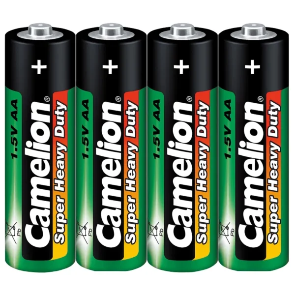 Mignon-Batterie CAMELION Super Heavy Duty, 1,5 V, Typ AA/R6, 4er-Pack