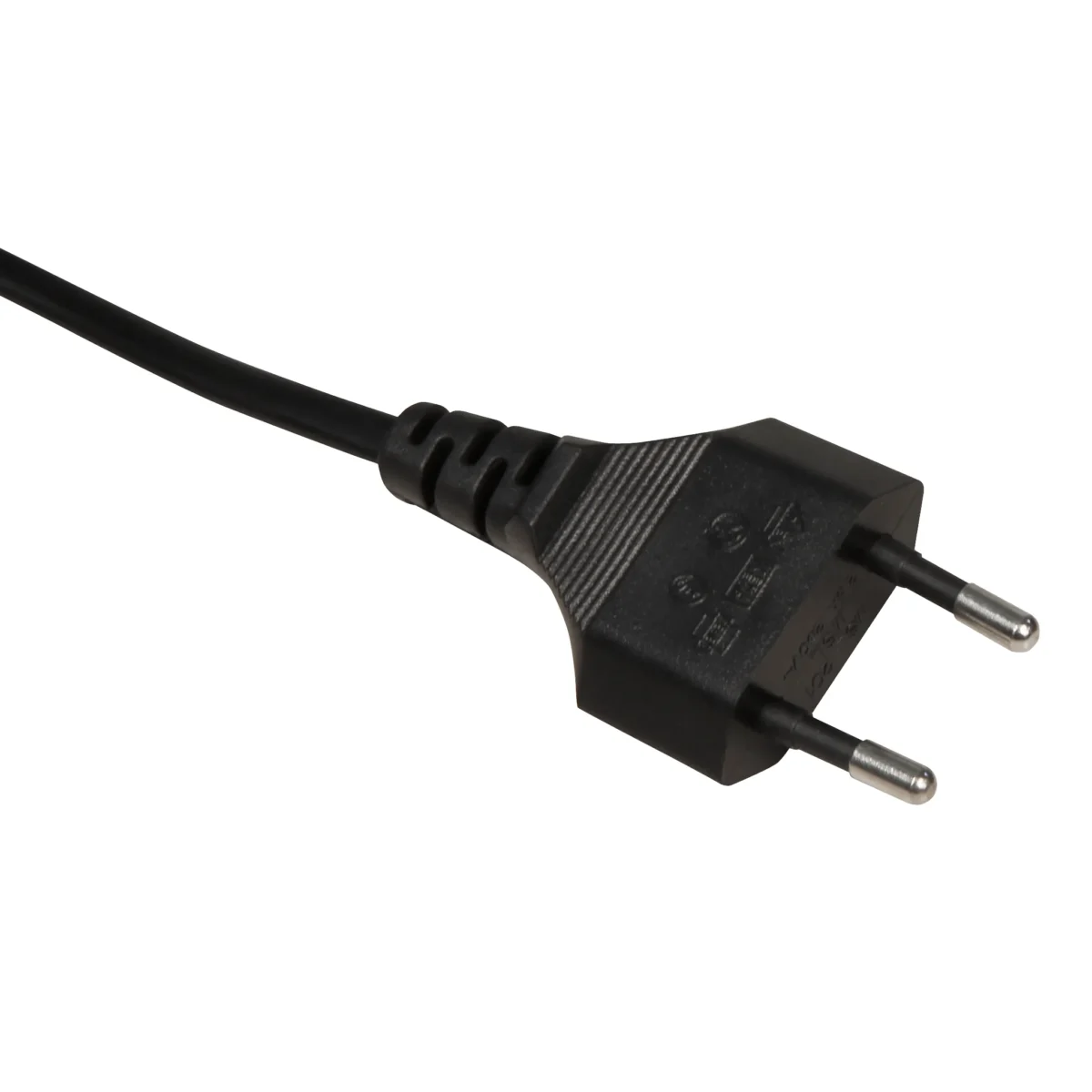 Euro-Netzkabel McPower mit Schnurschalter und E14 Fassung, 3,5m, schwarz – Bild 3
