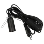 Euro-Netzkabel McPower mit Schnurschalter und E14 Fassung, 3,5m, schwarz – Bild 4