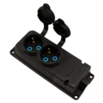 Verteiler-Steckdosenleiste 2fach, IP44 – Bild 2