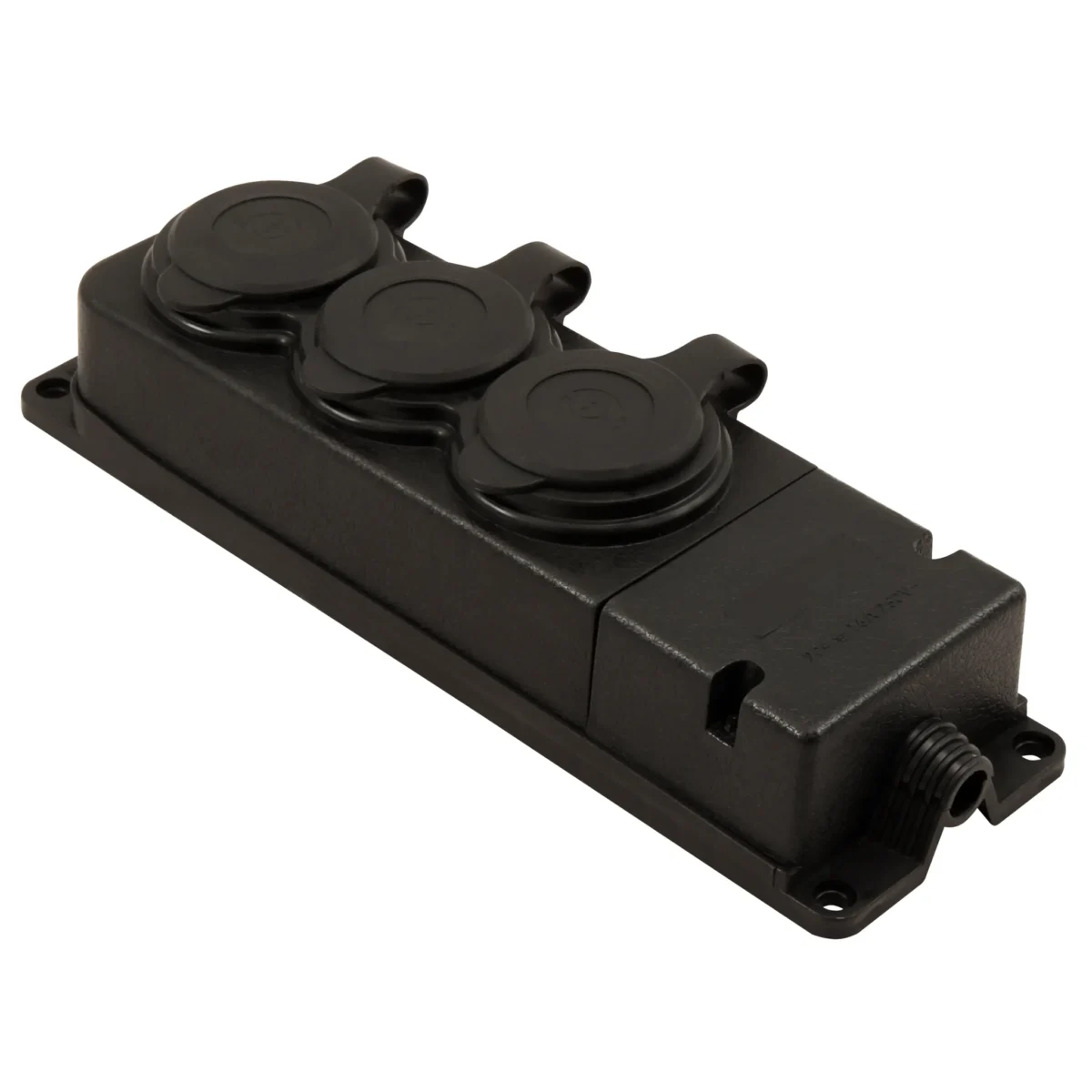 Verteiler-Steckdosenleiste 3fach, IP44 – Bild 1