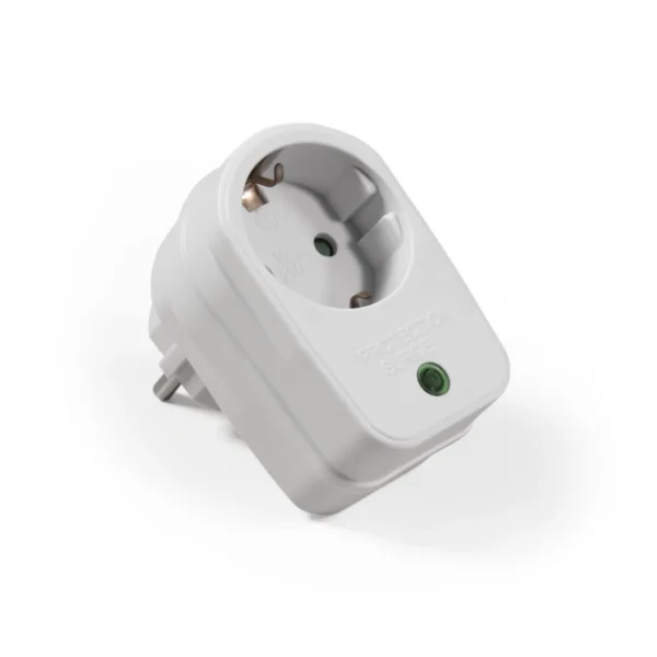 Steckdosenadapter McPower mit Überspannungsschutz, 230V/3500W