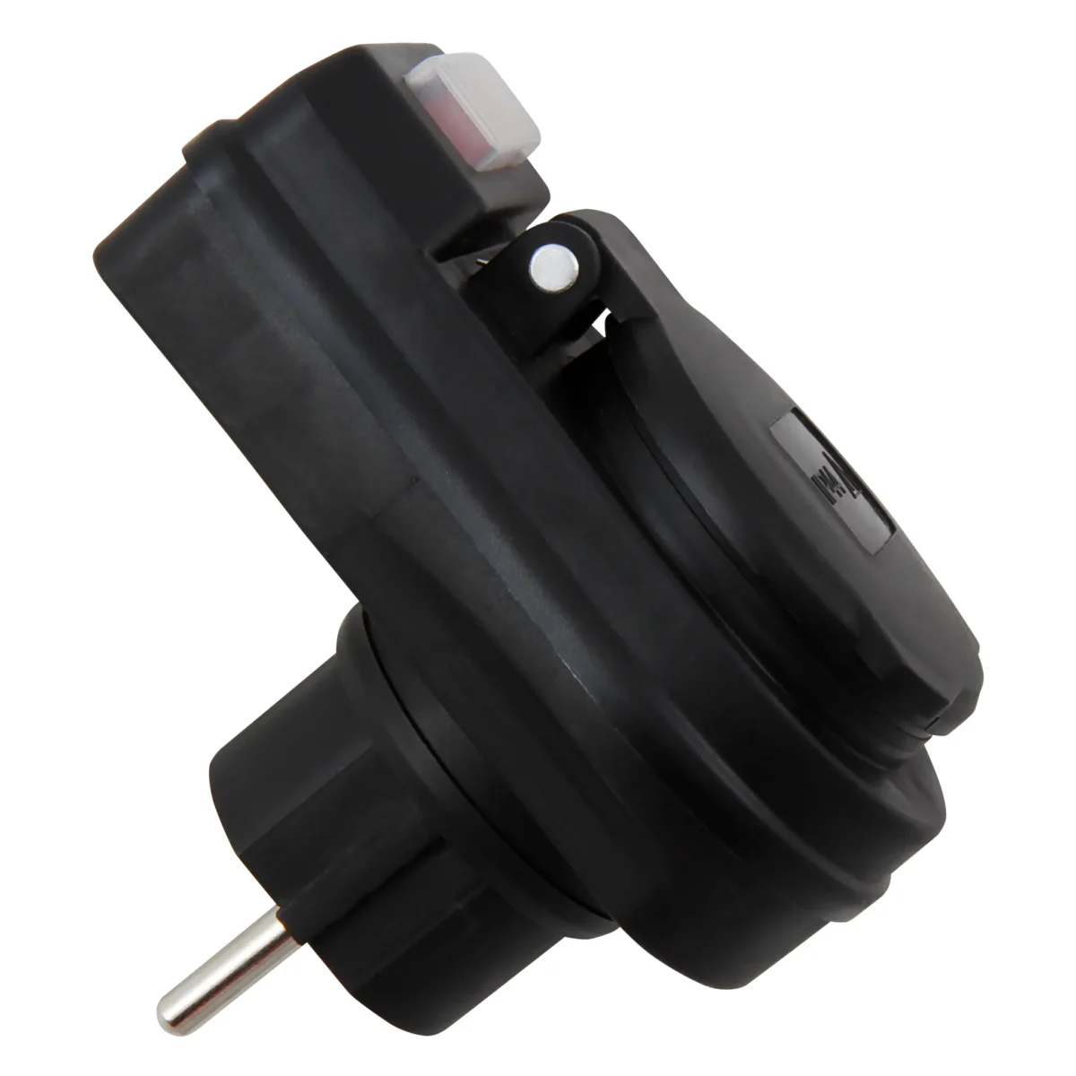 Steckdosenadapter McPower mit Schalter, 230V/3500W, IP44 - für Außen – Bild 3