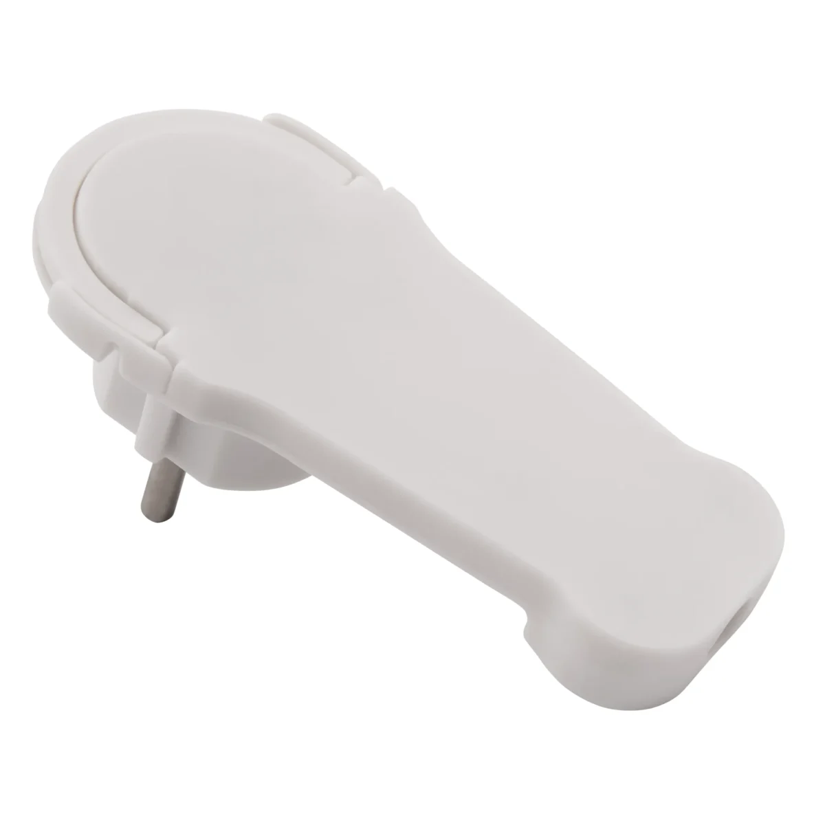 Schutzkontakt-Winkelstecker McPower extra flach, Handgriff, Zugentlastung – Bild 2