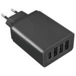 USB Ladegerät, 230V Netzteil, 3xUSB-A 5V/3A,1xUSB-C 5V/2,4A, 27W, – Bild 2