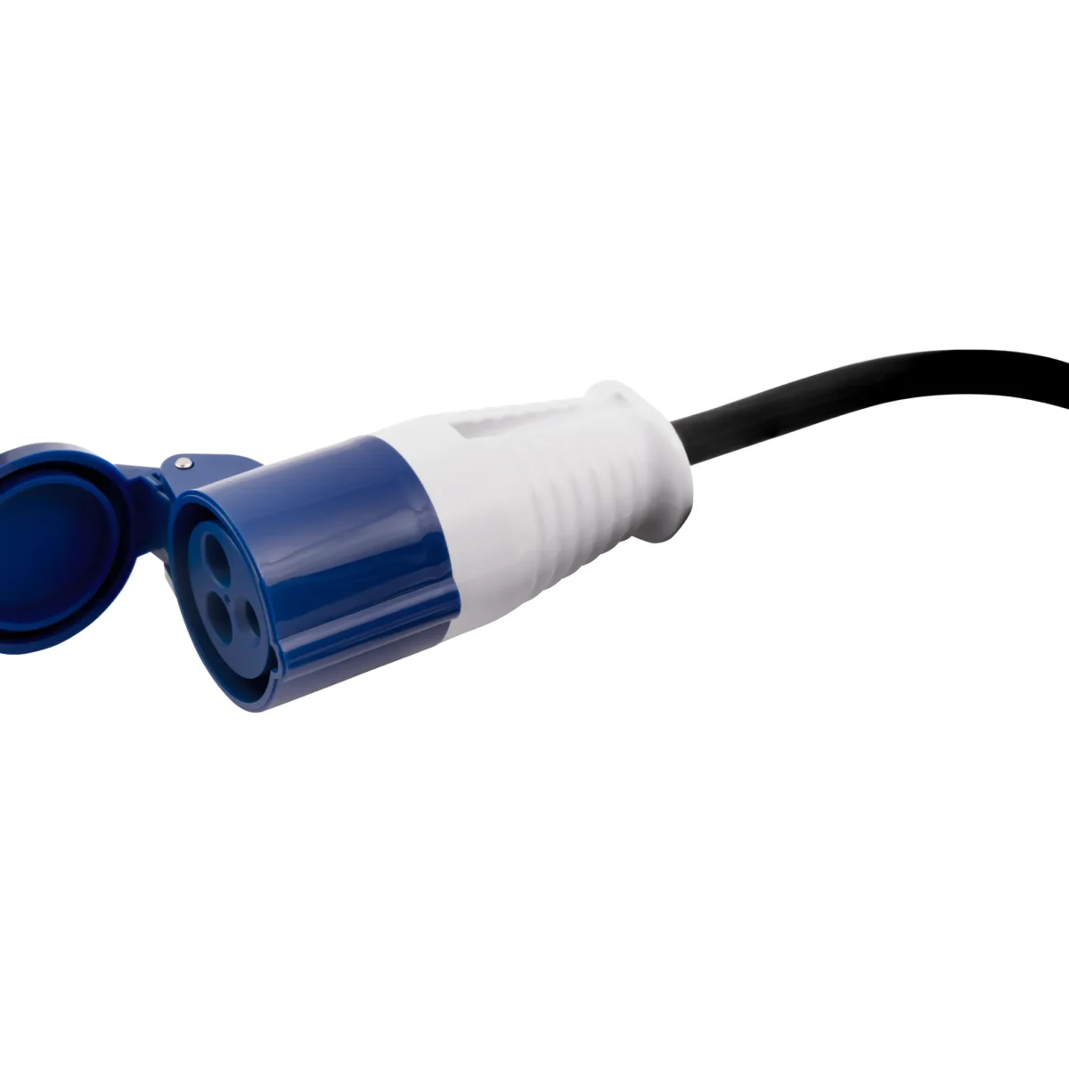 CEE-Kupplung auf Schutzkontakt-Stecker McPower, 0,35m H07RNG 3G2,5, 230V, IP44 – Bild 3