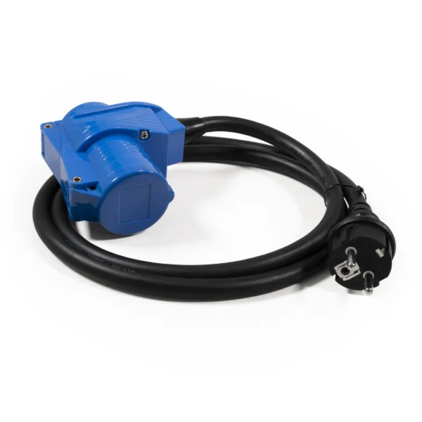 CEE-Adapter auf Schutzkontakt-Stecker McPower, 1,5m H07RNG 3G2,5, 230V, IP44
