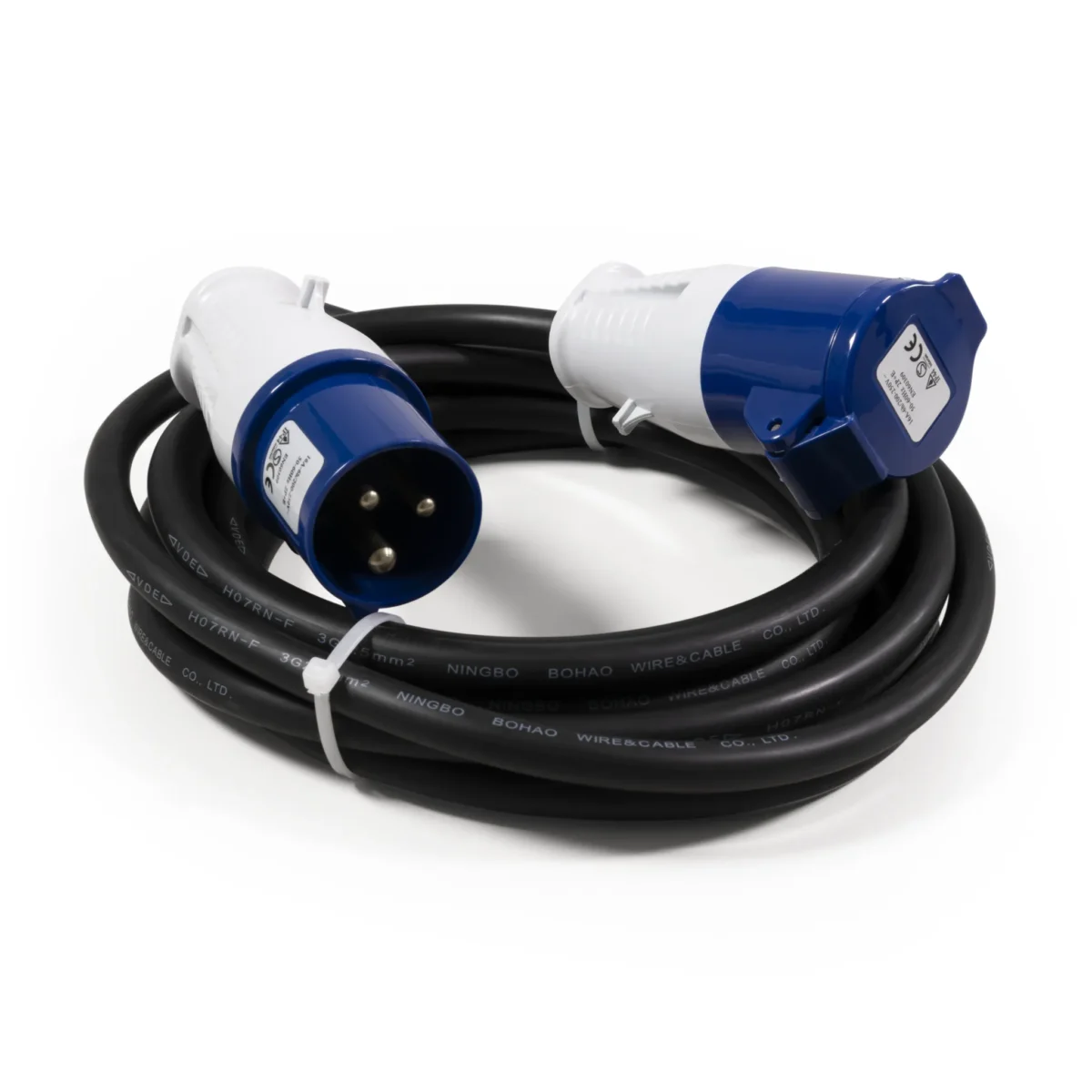 CEE-Verlängerungskabel McPower, 10m H07RNG 3G2,5, 230V, IP44 – Bild 1