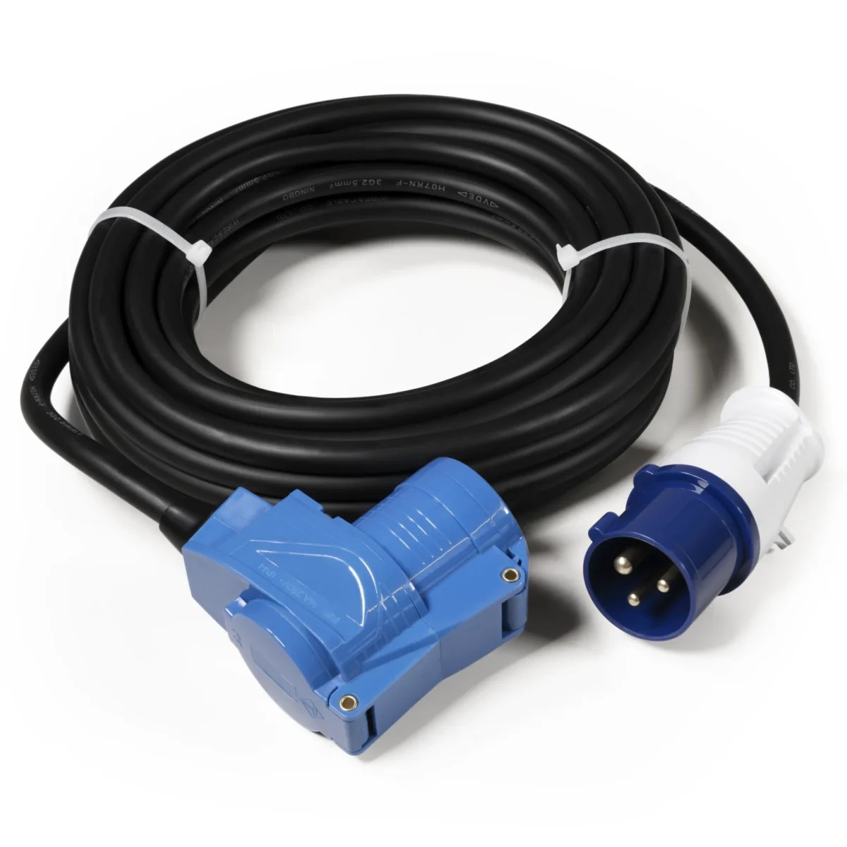 CEE-Verlängerungskabel McPower, 10m H07RNG 3G2,5, 230V, IP44 – Bild 1