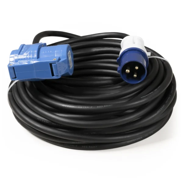 CEE-Verlängerungskabel McPower, 25m H07RNG 3G2,5, 230V, IP44