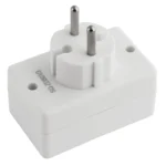 Steckdosenadapter McPower, 3x Euro, weiß – Bild 3