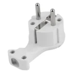 Schutzkontakt-Winkelstecker McPower extra flach, Handgriff, Zugentlastung – Bild 2
