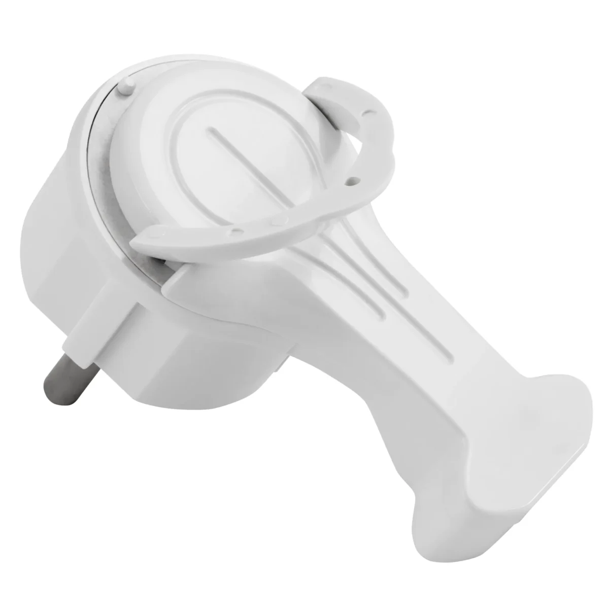 Schutzkontakt-Winkelstecker McPower extra flach, Handgriff, Zugentlastung – Bild 3