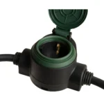 Garten-Verlängerungskabel McPower, 3 Steckdosen, IP44, 10m Kabel, 5m+2,5m+2,5m – Bild 4