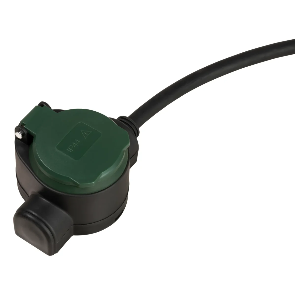 Garten-Verlängerungskabel McPower, 3 Steckdosen, IP44, 10m Kabel, 5m+2,5m+2,5m – Bild 5