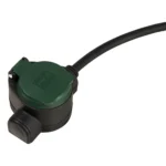 Garten-Verlängerungskabel McPower, 3 Steckdosen, IP44, 10m Kabel, 5m+2,5m+2,5m – Bild 5