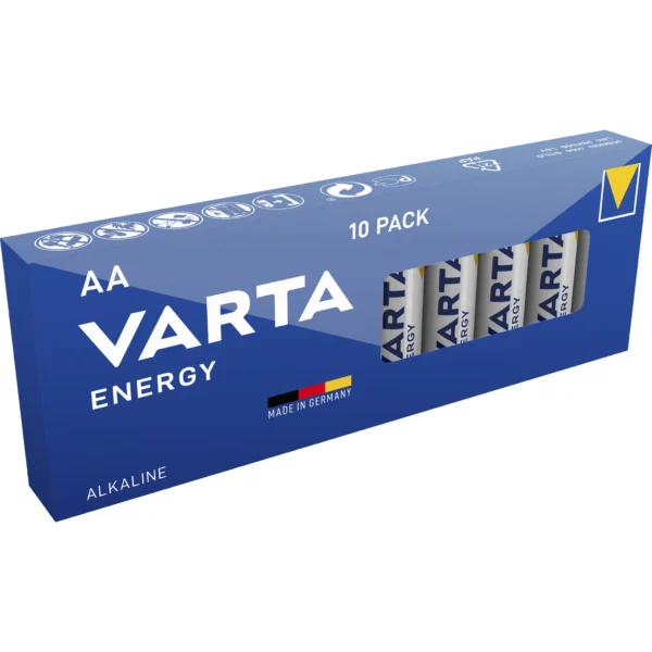 Mignon-Batterie VARTA "Energy" Alkaline, Typ AA, LR06, 1,5V, 10er Pack
