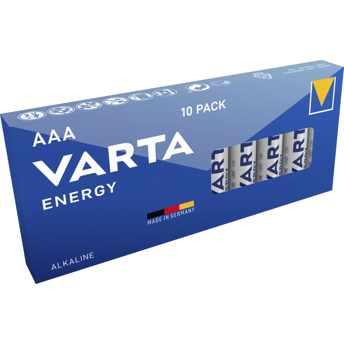 Micro-Batterie VARTA "Energy" Alkaline, Typ AAA, LR06, 1,5V, 10er Pack – Bild 1