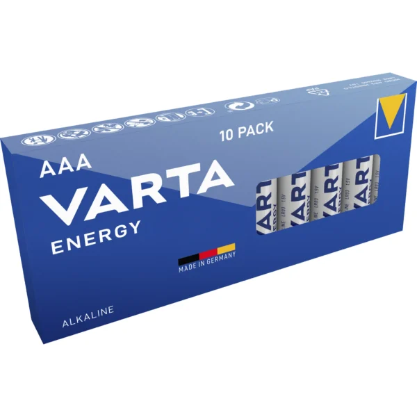 Micro-Batterie VARTA "Energy" Alkaline, Typ AAA, LR06, 1,5V, 10er Pack