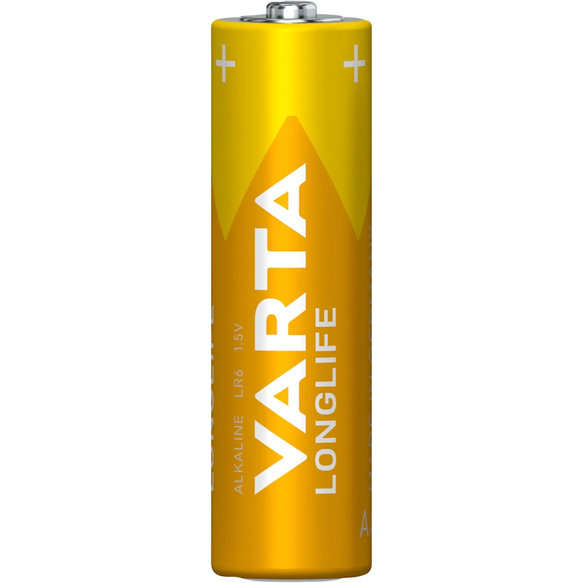Mignon-Batterie VARTA "Longlife" Alkaline, Typ AA, LR06, 1,5V, 24er Pack – Bild 2