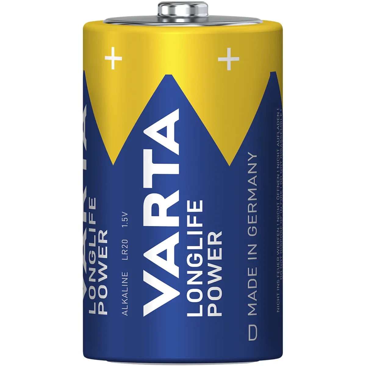 Mono-Batterie VARTA "Longlife Power" Alkaline, Typ D, LR20, 1,5V, 4er Pack – Bild 2