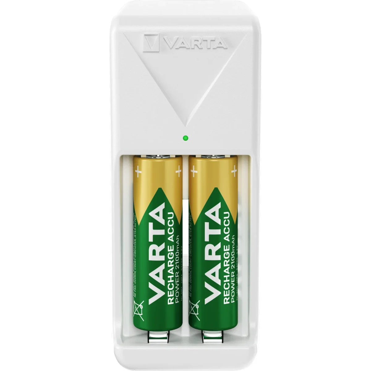 Mini Universal-Ladegerät VARTA, inkl. 2x Mignon Akku Typ AA, Akku NiMH, 2100mAh – Bild 2