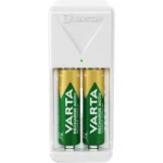 Mini Universal-Ladegerät VARTA, inkl. 2x Mignon Akku Typ AA, Akku NiMH, 2100mAh – Bild 2