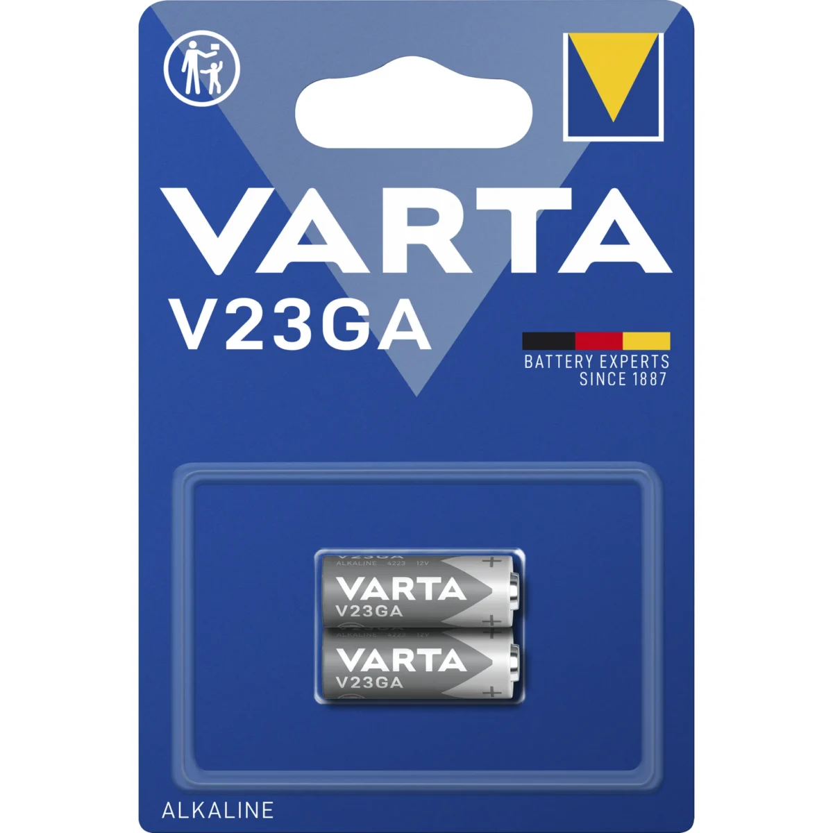 V23GA-Batterie VARTA "Electronics" Alkaline, MN21, 12V, 2er-Pack – Bild 1