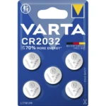 Lithium-Knopfzelle VARTA "Electronics" CR2032, 3V, 5er-Pack