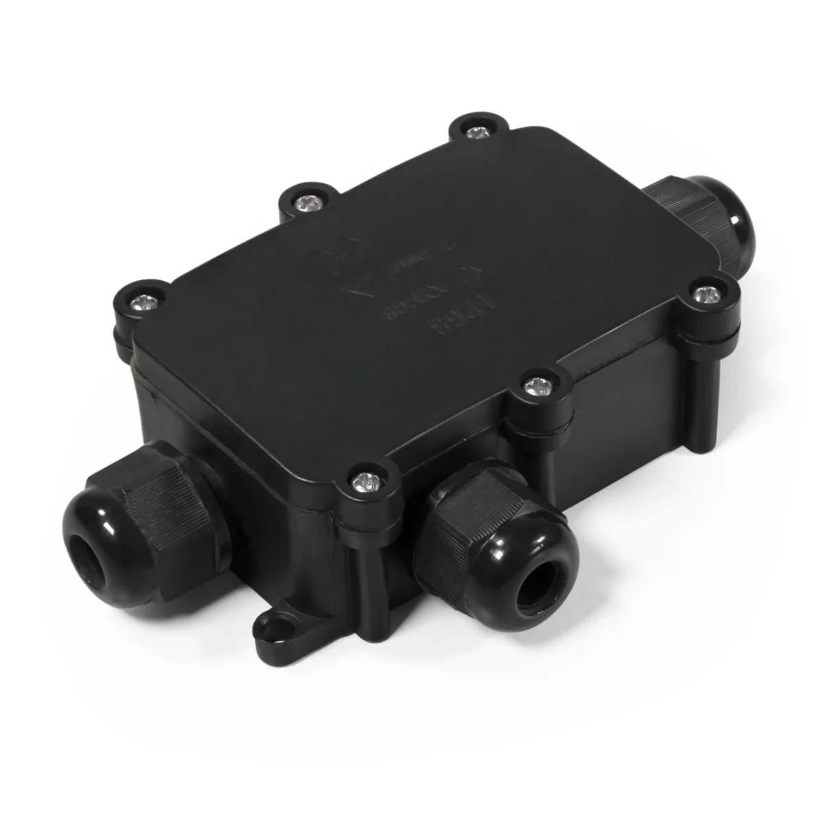 Abzweigdose McPower, IP68 - für Außen, 1 Ein- und 2 Ausgänge, T-Version, 124x72x32mm – Bild 1