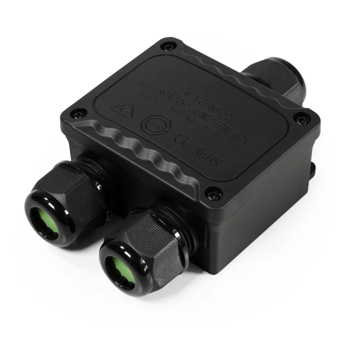 Abzweigdose McPower, IP68 - für Außen, 1 Ein- und 2 Ausgänge, Y-Version, 123x82x42mm – Bild 1