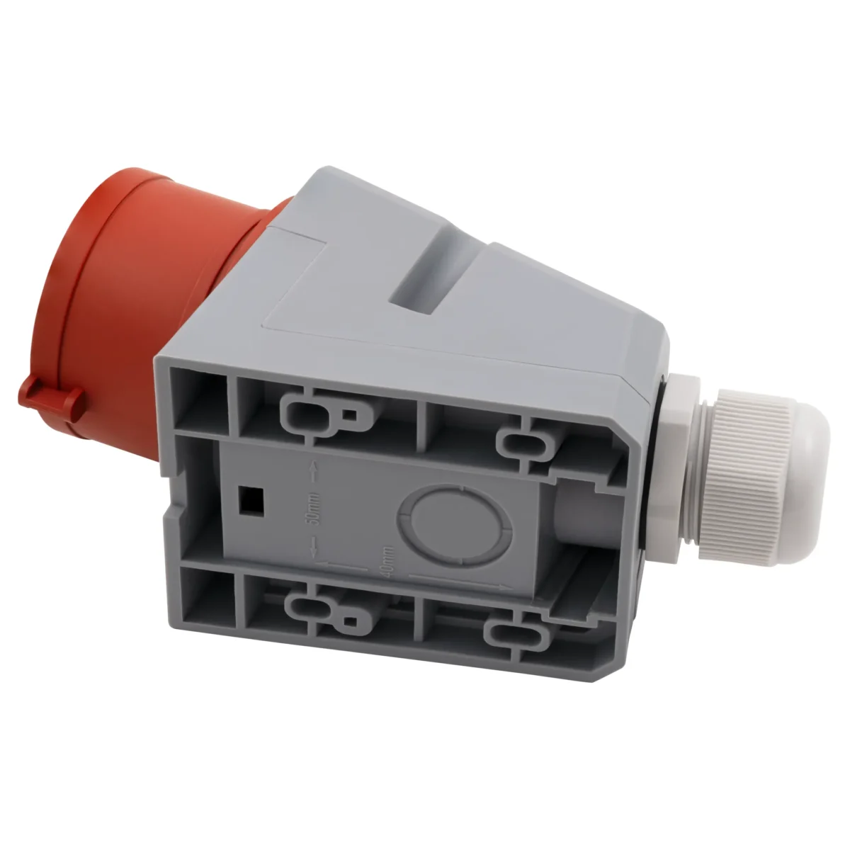 CEE-Stecker McPower, Wandmontage, IP44, 415V, 16A, 5-polig, IP44 – Bild 4