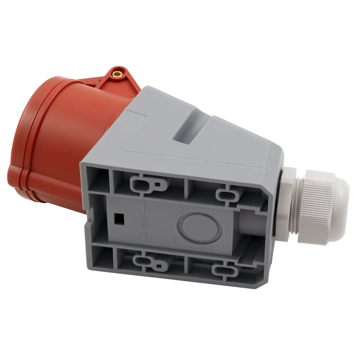 CEE-Kupplung McPower, Wandmontage, IP44, 415V, 16A, 5-polig, IP44 – Bild 4