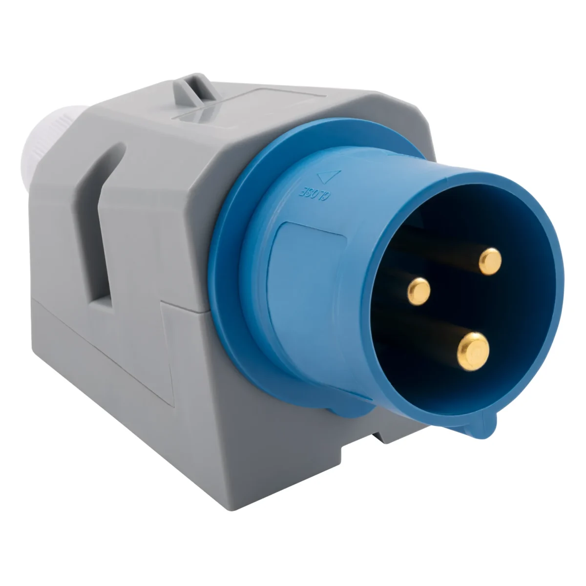CEE-Stecker McPower, Wandmontage, IP44, 250V, 16A, 3-polig, IP44 – Bild 2