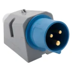 CEE-Stecker McPower, Wandmontage, IP44, 250V, 16A, 3-polig, IP44 – Bild 2