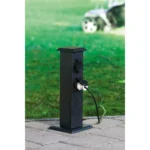 Garten-Steckdosensäule EGLO "Park 4", Stahl/Kunststoff, schwarz, 40x11x11cm – Bild 2