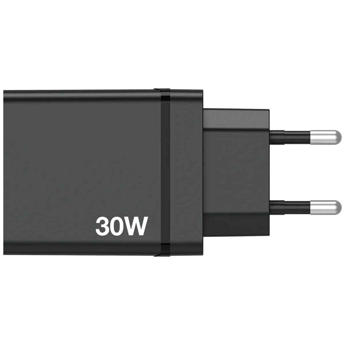 Ladeadapter Verbatim "CHR-30EU1", 30W, schwarz, 2xUSB-A, 1xUSB-A QC, 1xUSB-C PD – Bild 1